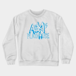 Techno House Music - aokis playhouse original blue edition Crewneck Sweatshirt